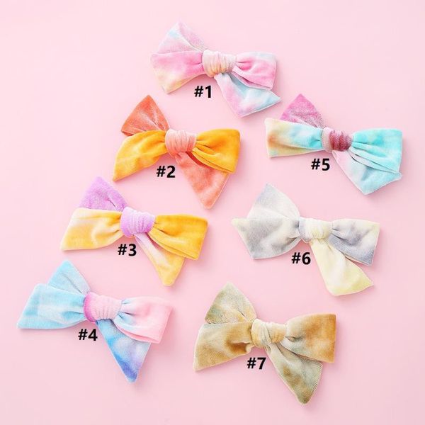 7pcs/set 2020 rainbow colors velvet bowknot hair clip for children tie knot hairpin children barrette wholesale hair accessories, Slivery;white
7pcs/set 2020 rainbow colors velvet bowknot hair clip for children tie knot hairpin children barrette wholesale hair accessories, Slivery;white