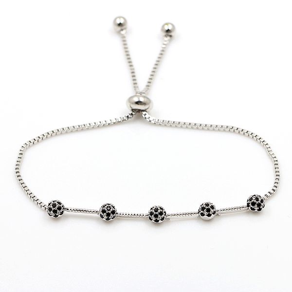 weimanjingdian black colors cubic zirconia crystal adjustable cz ball bracelets for women or bride, Golden;silver
weimanjingdian black colors cubic zirconia crystal adjustable cz ball bracelets for women or bride, Golden;silver