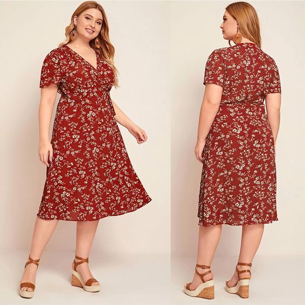 casual dresses plus size floral print wrap belted long dress women summer autumn v neck high waist fit boho, Black;gray
casual dresses plus size floral print wrap belted long dress women summer autumn v neck high waist fit boho, Black;gray