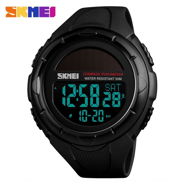 shicemei creative outdoor compass electronic solar sports electronic watch walking compass adventure men's student watch, Blue
shicemei creative outdoor compass electronic solar sports electronic watch walking compass adventure men's student watch, Blue
