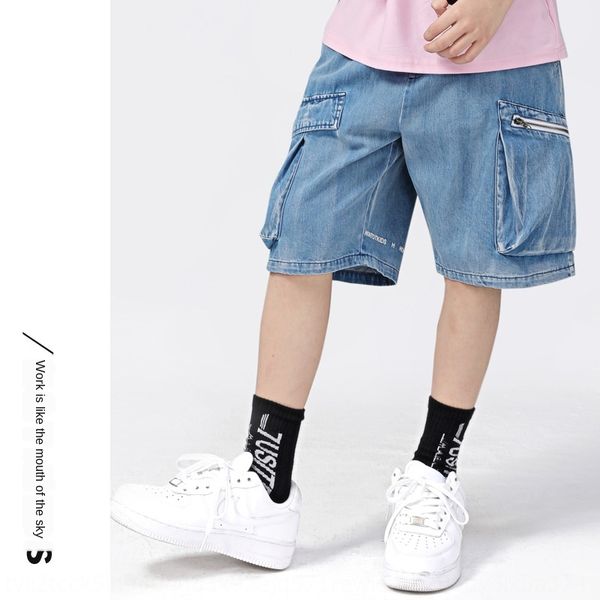 8hmzi boys' denim shorts trendy thin medium shorts trousers and trousers and large children's summer casual five-point pants child, Blue
8hmzi boys' denim shorts trendy thin medium shorts trousers and trousers and large children's summer casual five-point pants child, Blue