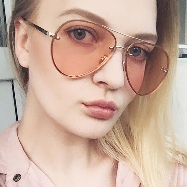 rbuddy 2017 sunglasses women brand design pilot sunglasses clear lens female fashion oval sun glasses transparent uv400, White;black
rbuddy 2017 sunglasses women brand design pilot sunglasses clear lens female fashion oval sun glasses transparent uv400, White;black