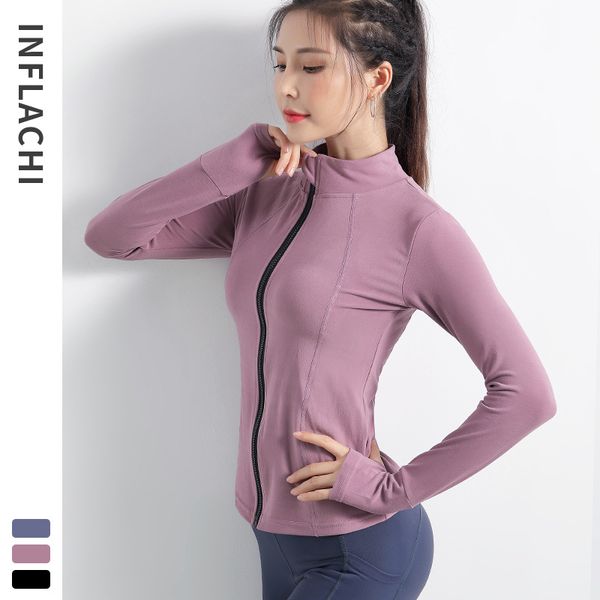 autumn winter sports yoga coat women's elastic zipper outdoor running bodysuit collar long sleeve sports gym women, White;red
autumn winter sports yoga coat women's elastic zipper outdoor running bodysuit collar long sleeve sports gym women, White;red