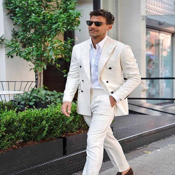 2020 beige double-breasted suit mens wedding suits custom made groom tuxedos slim fit business suit 2 piece set (jacket+pants), White;black
2020 beige double-breasted suit mens wedding suits custom made groom tuxedos slim fit business suit 2 piece set (jacket+pants), White;black