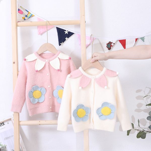 girls' coat cute flower knitted 2019 coat sweater korean autumn baby children's sweater cardigan, Blue
girls' coat cute flower knitted 2019 coat sweater korean autumn baby children's sweater cardigan, Blue