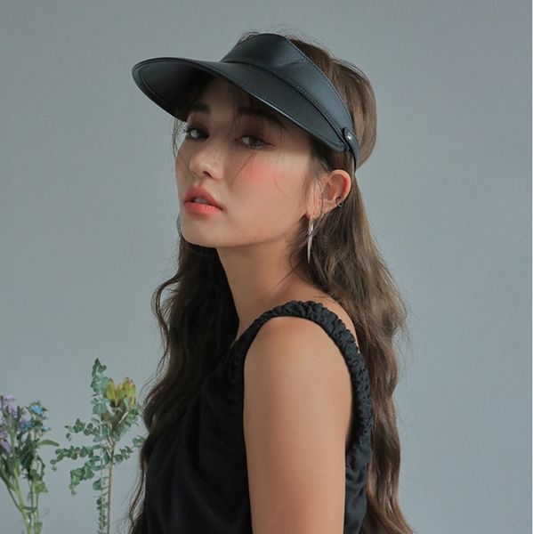mh3mx new korean style women's summer empty hat monochrome pu leather baseball cap baseball cap fashion street trend all-match sunshade, Blue;gray
mh3mx new korean style women's summer empty hat monochrome pu leather baseball cap baseball cap fashion street trend all-match sunshade, Blue;gray