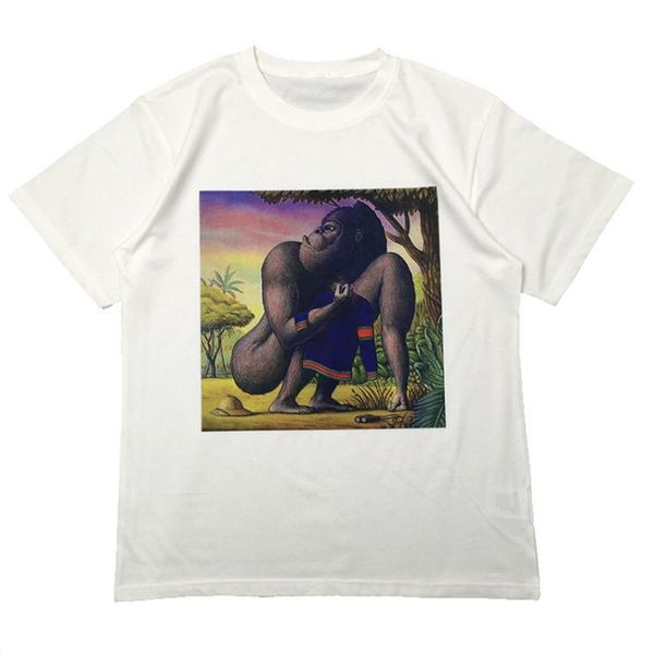 street fashion mens t shirt 20ss gorilla pattern tennis short sleeves t shirts men and women couples style hip hop tee, White;black
street fashion mens t shirt 20ss gorilla pattern tennis short sleeves t shirts men and women couples style hip hop tee, White;black