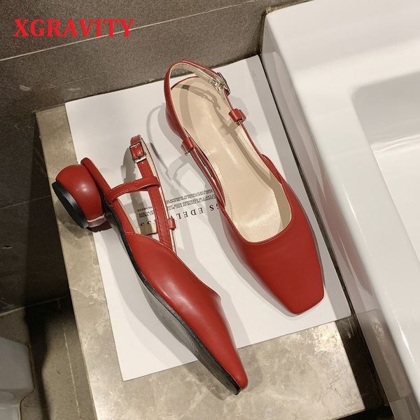 xgravity sandals european all matched fashion square toe dress shoe ladies circle heel high heel strange heel pumps a207 y200620, Black
xgravity sandals european all matched fashion square toe dress shoe ladies circle heel high heel strange heel pumps a207 y200620, Black