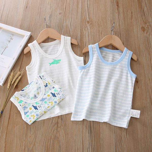 ctrhb songyou xisongwu new three-piece bamboo cotton children's base shirt for boys and girls sweat-absorbing breathable thin vest vest, Blue
ctrhb songyou xisongwu new three-piece bamboo cotton children's base shirt for boys and girls sweat-absorbing breathable thin vest vest, Blue