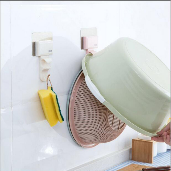 hooks & rails super basin hook kitchen bathroom storage racks wall without trace stick nail creative sticky
hooks & rails super basin hook kitchen bathroom storage racks wall without trace stick nail creative sticky