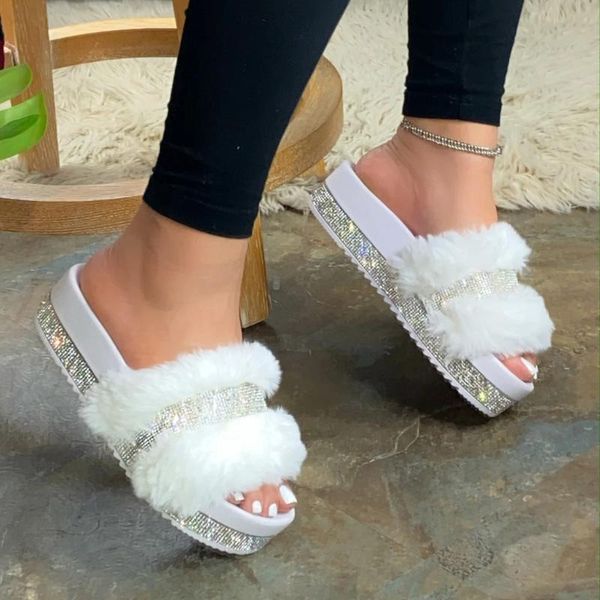 2020 women summer fur slippers furry slides bling sliders sandals plush outdoor casual shoes home slippers comfortable shoes, Black
2020 women summer fur slippers furry slides bling sliders sandals plush outdoor casual shoes home slippers comfortable shoes, Black
