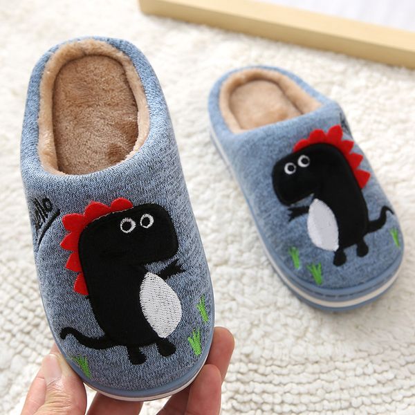 children cotton slippers winter boys and girls 1-3 years old baby 5 slippers cute children cartoon dinosaur home shoes, Black;grey
children cotton slippers winter boys and girls 1-3 years old baby 5 slippers cute children cartoon dinosaur home shoes, Black;grey