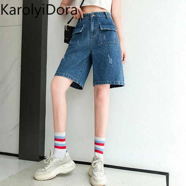 women's jeans 2020 summer new jeans shorts casual loose high waist pants plus size women's clothing, Blue
women's jeans 2020 summer new jeans shorts casual loose high waist pants plus size women's clothing, Blue