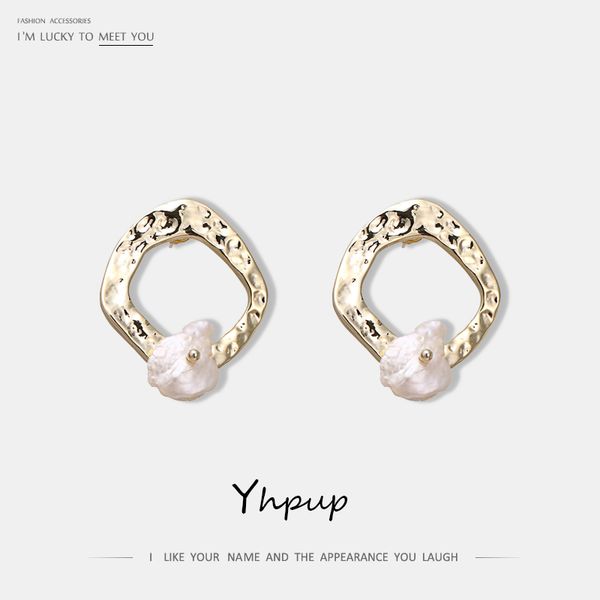 stud yhpup fashion baroque simple design geometric earrings natural pearls charm oorbellen for female party gift jewelry, Golden;silver
stud yhpup fashion baroque simple design geometric earrings natural pearls charm oorbellen for female party gift jewelry, Golden;silver