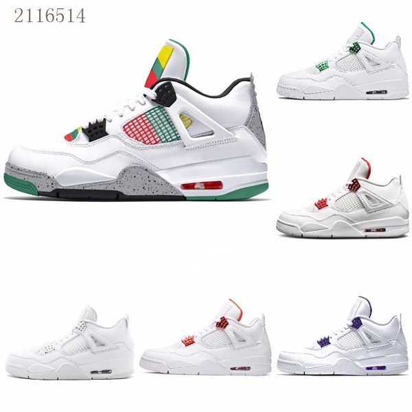 cool grey 4 pure money metallic pack men basketball shoes 4s pine green court purple university orange red sneaker j#07-238
cool grey 4 pure money metallic pack men basketball shoes 4s pine green court purple university orange red sneaker j#07-238