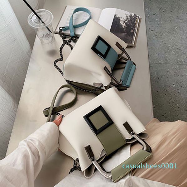 fashion panelled chain bucket bag for women designer handbag luxury pu leather ladies messenger crossbody bag large purses tote c01
fashion panelled chain bucket bag for women designer handbag luxury pu leather ladies messenger crossbody bag large purses tote c01