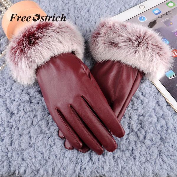 ostrich women winter gloves autumn warm gloves wrist fur mittens driving ski pu leather female luvas guantes thicken, Blue;gray
ostrich women winter gloves autumn warm gloves wrist fur mittens driving ski pu leather female luvas guantes thicken, Blue;gray