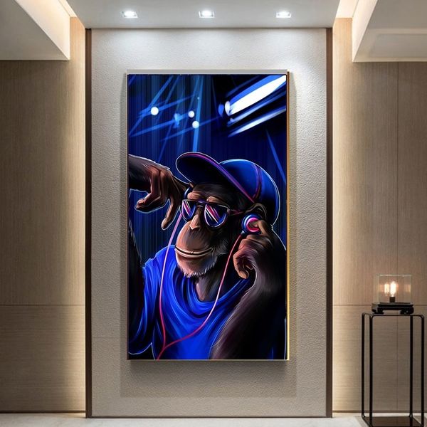 modern pop art dj monkey orangutan abstract canvas oil painting home decoration poster prints wall art pictures for living room
modern pop art dj monkey orangutan abstract canvas oil painting home decoration poster prints wall art pictures for living room