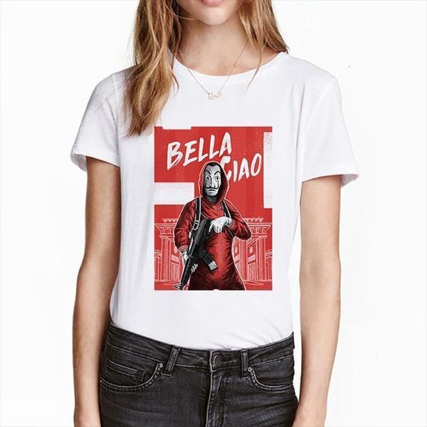 new money heist tshirt the house of paper la casa de papel camiseta t shirt women summer casual dali casa de, White
new money heist tshirt the house of paper la casa de papel camiseta t shirt women summer casual dali casa de, White