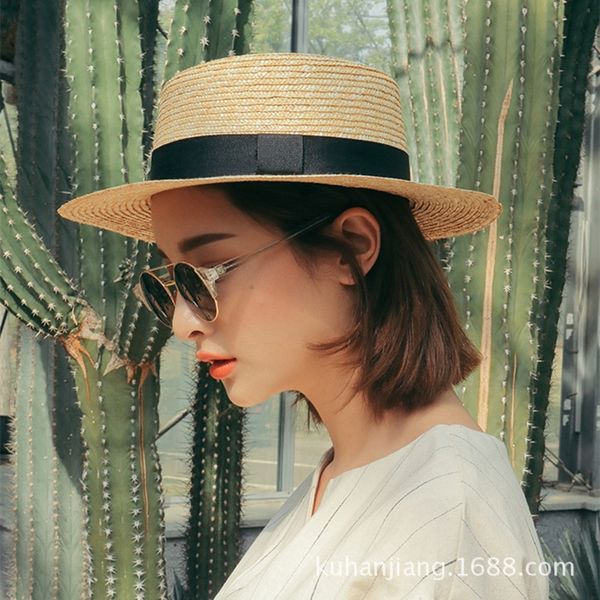 18 new straw straw female summer fresh korean style all-match british literary and artistic girl hat female junior student sun hat, Blue;gray
18 new straw straw female summer fresh korean style all-match british literary and artistic girl hat female junior student sun hat, Blue;gray