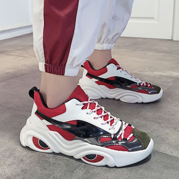 men shoes new lace-up chunky sneakers for men vulcanize shoes running fashion dad outdoor platform sport sneakers size 44
men shoes new lace-up chunky sneakers for men vulcanize shoes running fashion dad outdoor platform sport sneakers size 44
