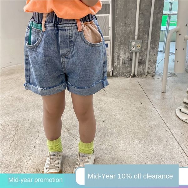xsg4t 2020 summer shorts clothing children's clothing new korean style children's stitching contrast color loose and comfortable d, Blue
xsg4t 2020 summer shorts clothing children's clothing new korean style children's stitching contrast color loose and comfortable d, Blue