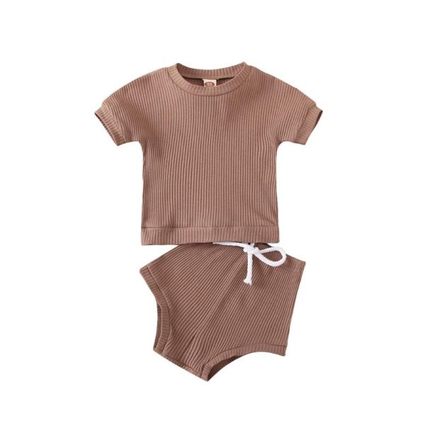 baby short sleeve solid color pit strip t-shirt + shorts suit summer solid color rib knit t-shirt + shorts suit s4, White
baby short sleeve solid color pit strip t-shirt + shorts suit summer solid color rib knit t-shirt + shorts suit s4, White