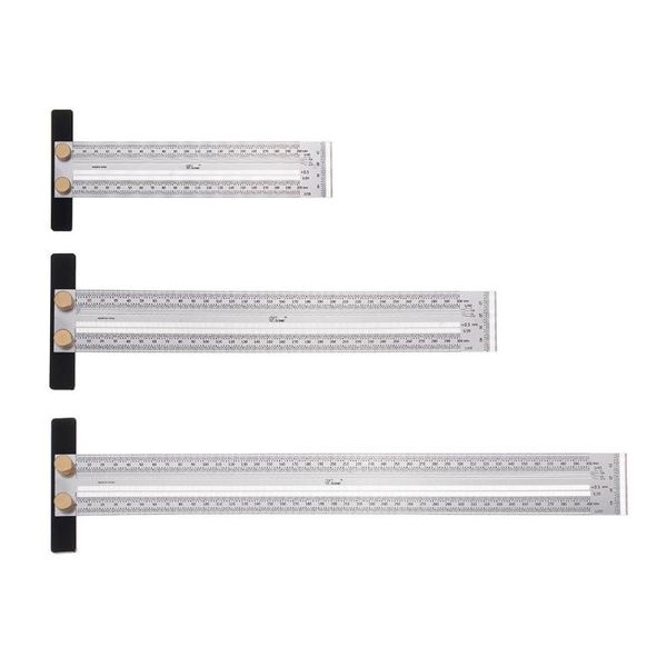 high precision scale ruler t-type hole ruler stainless woodworking scribe drawing mark line gauge carpenter diy measuring tool
high precision scale ruler t-type hole ruler stainless woodworking scribe drawing mark line gauge carpenter diy measuring tool