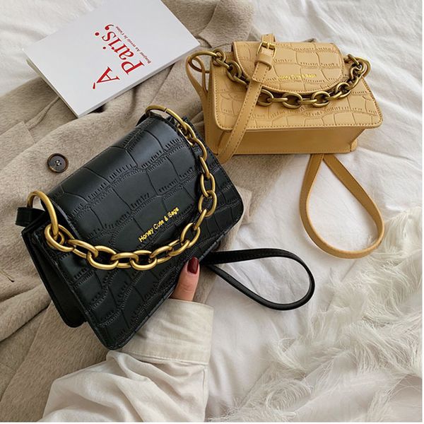 new women bags solid color chain leather handbag designer stone female shoulder messenger bag vintage handle cellphone purse
new women bags solid color chain leather handbag designer stone female shoulder messenger bag vintage handle cellphone purse