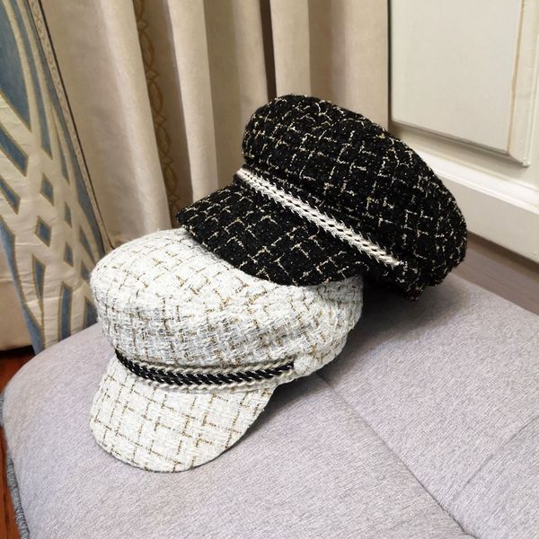 jiwrn female little fragrant wind flat navy season elegant all-match web beret octagonal hat celebrity beret mingyuan shopping octagona, Blue;gray
jiwrn female little fragrant wind flat navy season elegant all-match web beret octagonal hat celebrity beret mingyuan shopping octagona, Blue;gray
