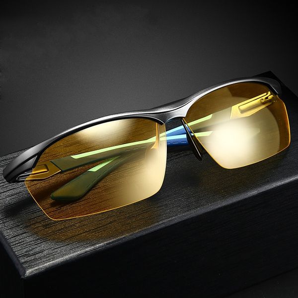 pania black technology new polarized night vision color-changing sun aluminum magnesium sunglasses men's driving sunglasses pilots, White;black
pania black technology new polarized night vision color-changing sun aluminum magnesium sunglasses men's driving sunglasses pilots, White;black