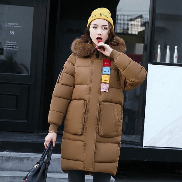 2020 invierno parkas mujer winter jacket women fur collar hooded cotton coat female down jackets teenagers parka wxf202, Black
2020 invierno parkas mujer winter jacket women fur collar hooded cotton coat female down jackets teenagers parka wxf202, Black