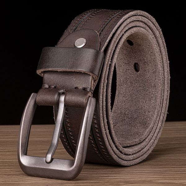 high-grade pin washed soft leather men's leather pin buckle head pure cowhide handmade belt men's belt simple, Black;brown
high-grade pin washed soft leather men's leather pin buckle head pure cowhide handmade belt men's belt simple, Black;brown