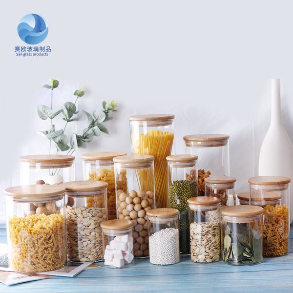 bamboo lid transparent storage storage candy high borosilicate glass sealed wholesale
bamboo lid transparent storage storage candy high borosilicate glass sealed wholesale