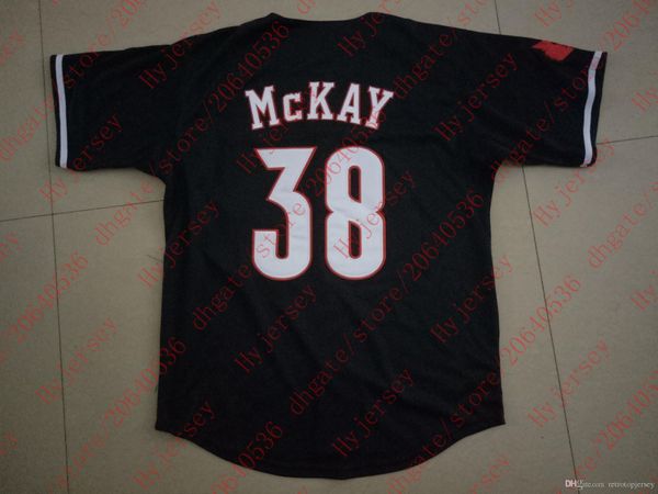 louisville's #38 brendan mckay jersey stitched black red white college baseball jerseys, Gray
louisville's #38 brendan mckay jersey stitched black red white college baseball jerseys, Gray