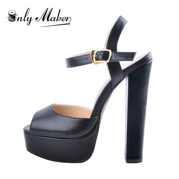 onlymaker женские лодыжки ремень peep toe платформы черного цвета chuncky высокие сандалии пятки насосов squre toe платье партии повседневна, Black
onlymaker женские лодыжки ремень peep toe платформы черного цвета chuncky высокие сандалии пятки насосов squre toe платье партии повседневна, Black
