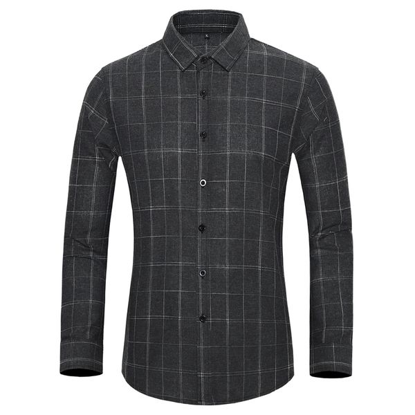 2020 autumn new men's casual plaid long sleeve shirt business fashion classic style shirt male brand plus size 5xl 6xl 7xl, White;black
2020 autumn new men's casual plaid long sleeve shirt business fashion classic style shirt male brand plus size 5xl 6xl 7xl, White;black