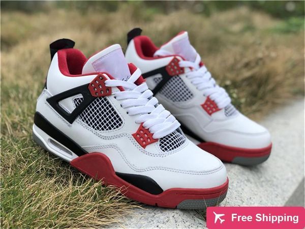 2020 authentic air og 4 fire red basketball shoes man 30th anniversary white varsity red black athletic sports 308497 -110 with box
2020 authentic air og 4 fire red basketball shoes man 30th anniversary white varsity red black athletic sports 308497 -110 with box