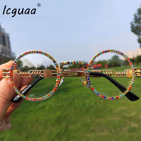 vintage small round diamond sunglasses women 2019 brand designer fashion steampunk colorful rhinestone shades uv400 oculos, White;black
vintage small round diamond sunglasses women 2019 brand designer fashion steampunk colorful rhinestone shades uv400 oculos, White;black