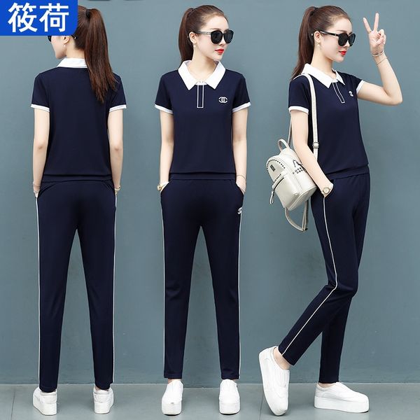 fashion sports fashion sports suit women's suitfor women 2020 new loose western style casual wear short sleeve thin two-piece suit, Gray
fashion sports fashion sports suit women's suitfor women 2020 new loose western style casual wear short sleeve thin two-piece suit, Gray