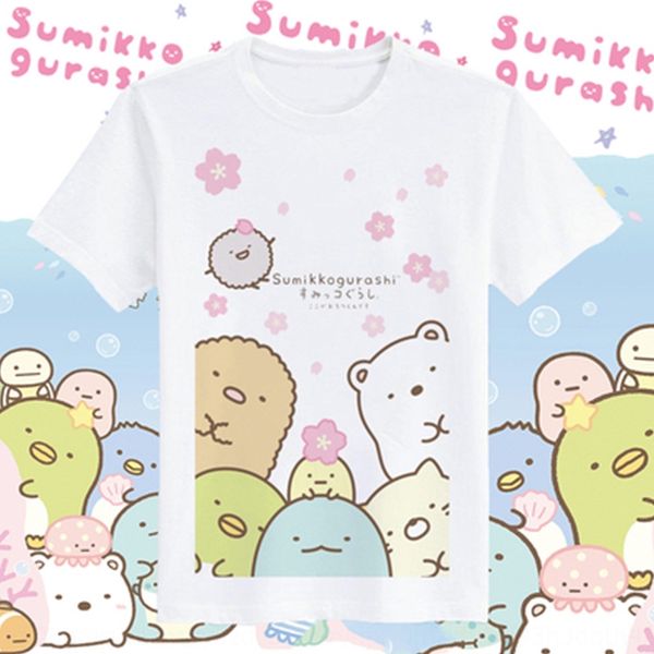 new corner short-sleeved cute corner biological cute children's t-shirt t-shirt white two-dimension peripheral clothes, Blue
new corner short-sleeved cute corner biological cute children's t-shirt t-shirt white two-dimension peripheral clothes, Blue