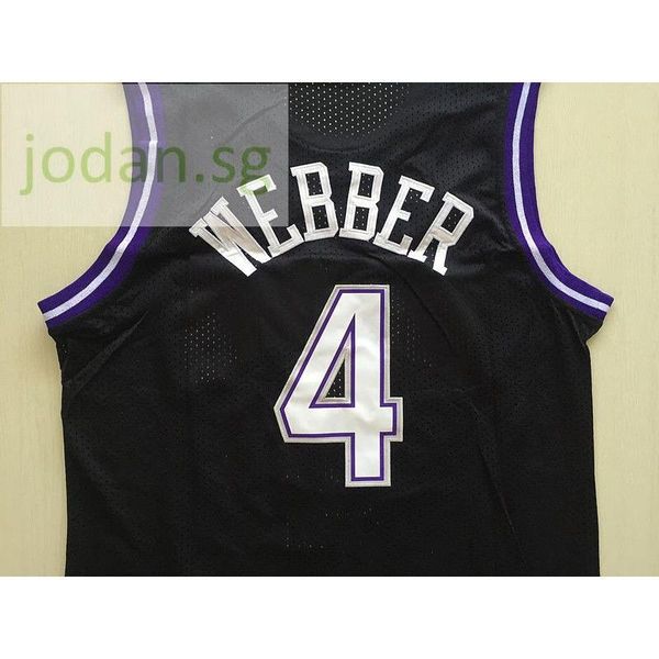 618 basketball jerseys sportswear webber #4 sports vest s-xxl black stitched jersey, Black;white
618 basketball jerseys sportswear webber #4 sports vest s-xxl black stitched jersey, Black;white
