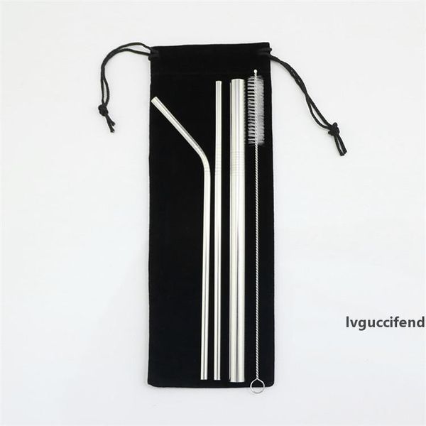 4pcs/set stainless steel drinking straws metal bubble smoothie straws with cleaner brush and black pouch
4pcs/set stainless steel drinking straws metal bubble smoothie straws with cleaner brush and black pouch