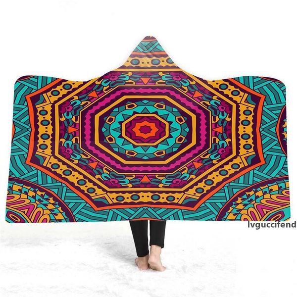 

3d printing boho blanket for kids thick sherpa fleece blankets soft warm children cloak cape shawl sofa throw blanket 130*150cm a05