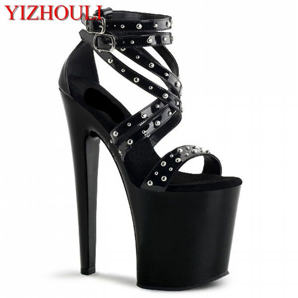 20cm black wedding sandals 8 inches high heels open-toed shoes platform of fashionable women high heels pump sandals
20cm black wedding sandals 8 inches high heels open-toed shoes platform of fashionable women high heels pump sandals