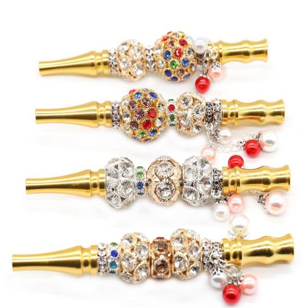Bling Bling Metal Mouth Tips Aluminum Alloy Mouthpiece Drip Tip Smoking pipes With Jewelry cigarette holders YYA189
Bling Bling Metal Mouth Tips Aluminum Alloy Mouthpiece Drip Tip Smoking pipes With Jewelry cigarette holders YYA189