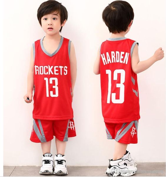 2019 summer childrens for boys t-shirts basketball jersey 13 tracksuits sports shorts teenager cotton exercise sports casual training, White;black
2019 summer childrens for boys t-shirts basketball jersey 13 tracksuits sports shorts teenager cotton exercise sports casual training, White;black
