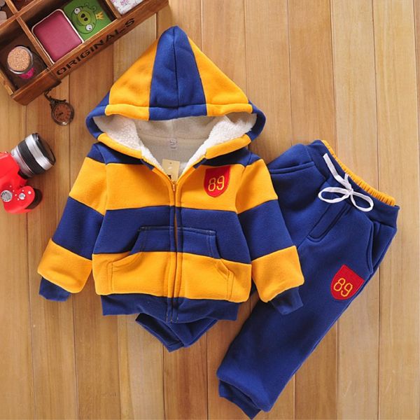 2019 new coat children's children's suit lamb velvet thickened striped zipper sweater coat + trousers two-piece suit
2019 new coat children's children's suit lamb velvet thickened striped zipper sweater coat + trousers two-piece suit