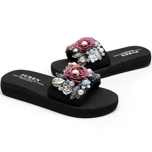 summer diy slippers casual outside women 2018 fashion female ladies flip flops footwear beach flat shoes low heel 3cm size 35-42 y200624, Black
summer diy slippers casual outside women 2018 fashion female ladies flip flops footwear beach flat shoes low heel 3cm size 35-42 y200624, Black