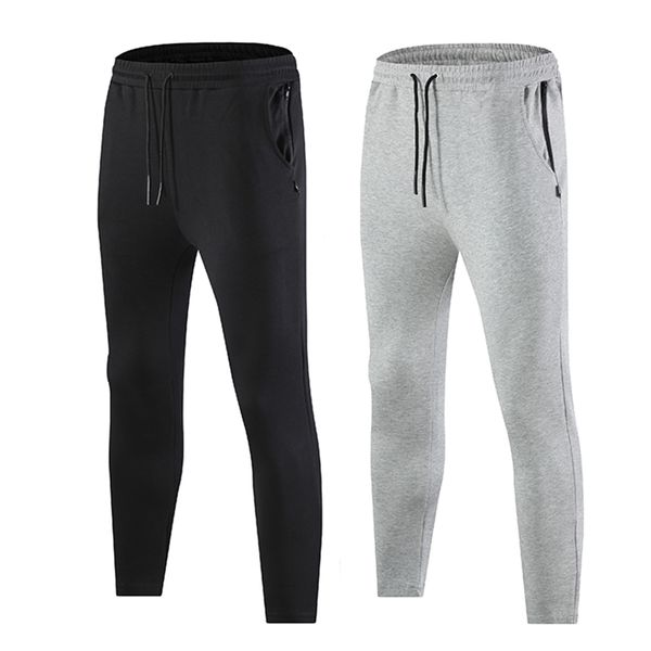 breathable cotton men sport running pants fitness joggers zipper pockets training gym soccer leisure trousers, Black;blue
breathable cotton men sport running pants fitness joggers zipper pockets training gym soccer leisure trousers, Black;blue